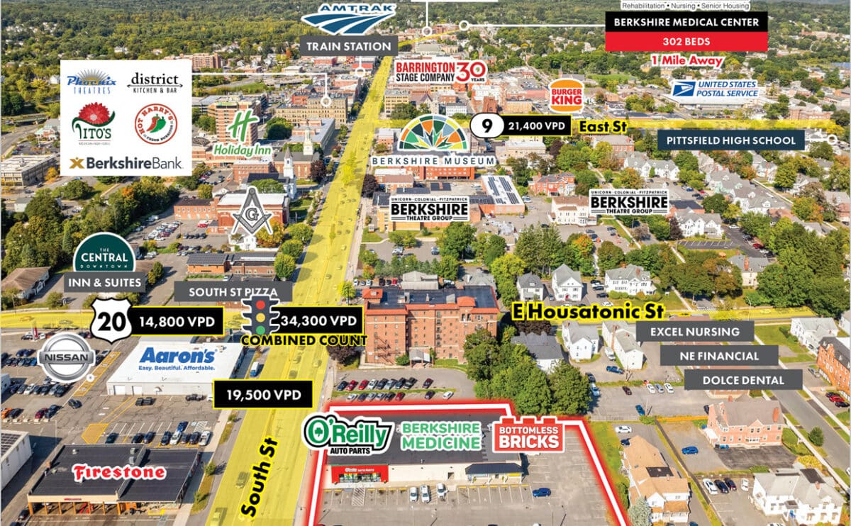 Commercial Property for Sale in Pittsfield Massachusetts 01201